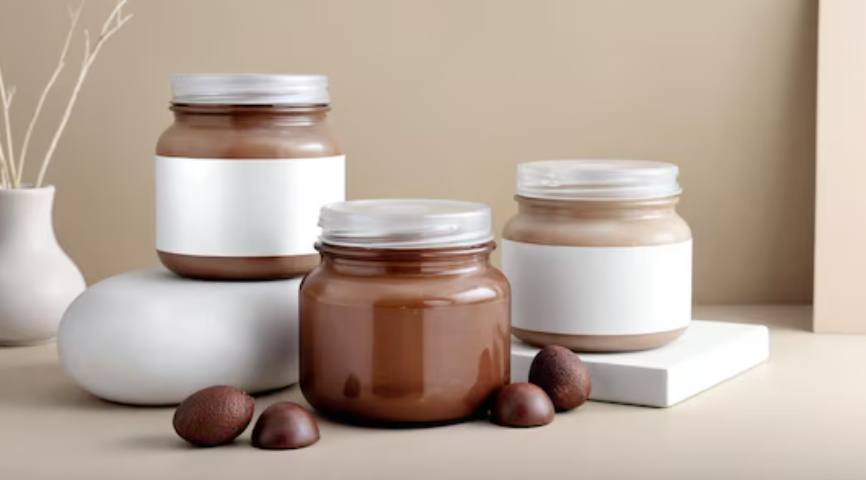 Chocolate spread jars